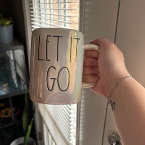 Rae Dunn Let it Go Disney Frozen Iridescent Mug